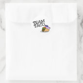 Team Taco Taco Runder Aufkleber (Tasche)