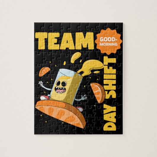 Team Tagschicht Puzzle (Vertikal)