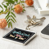 Team Tao und Elle Black Schlüsselanhänger (Seite)