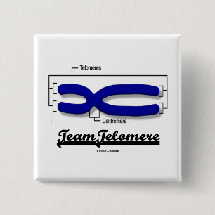 Team Telomere (Biologie-Spaß) Button