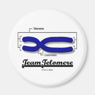 Team Telomere (Biologie-Spaß) Magnet