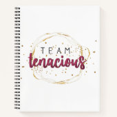Team Tenacious Notebook Notizblock (Vorderseite)