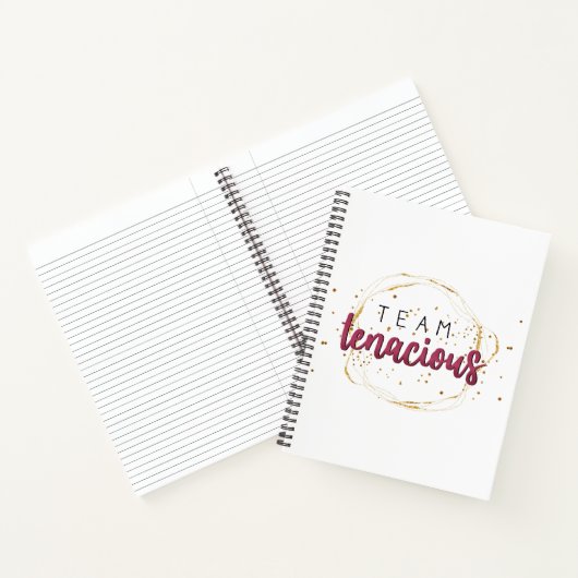 Team Tenacious Notebook Notizblock (Innenseite)