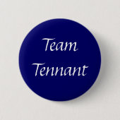 Team Tennant Knopf Button (Vorderseite)