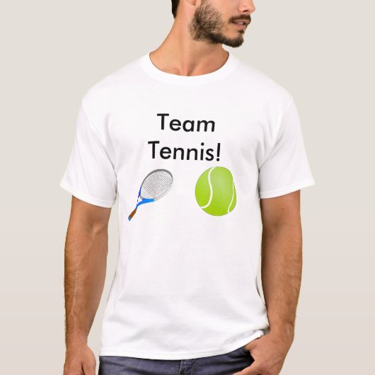 Team-Tennis! T-Shirt (Vorderseite)