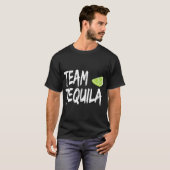 Team Tequila mit grünem Limonen T-Shirt (Vorne ganz)
