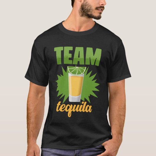 Team Tequila mit Limonem, grünem Salz T-Shirt (Vorderseite)