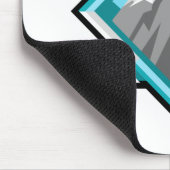 Team-Terror-Gebirgslogo Mousepad (Ecke)