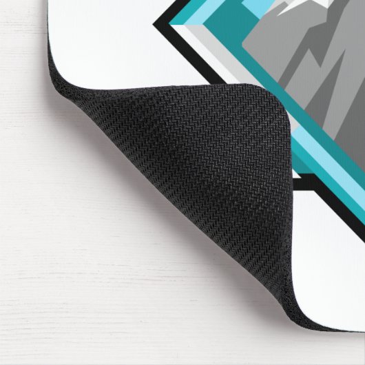 Team-Terror-Gebirgslogo Mousepad (Ecke)