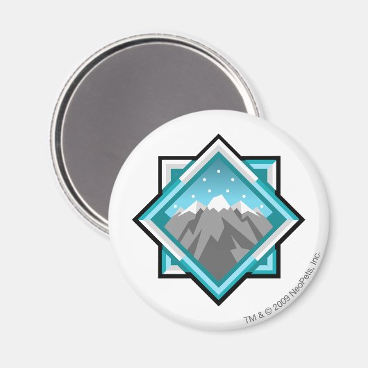 Team Terror Mountain Logo Magnet (Vorderseite/Rückseite)