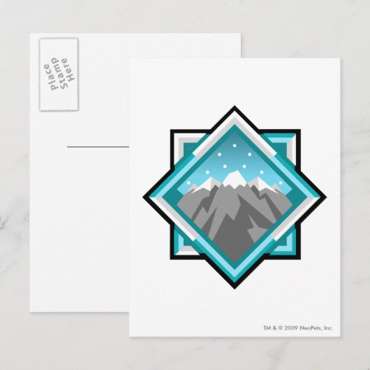 Team Terror Mountain Logo Postkarte (Vorne/Hinten)