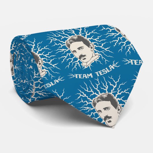 Team Tesla Krawatte (Gerollt)