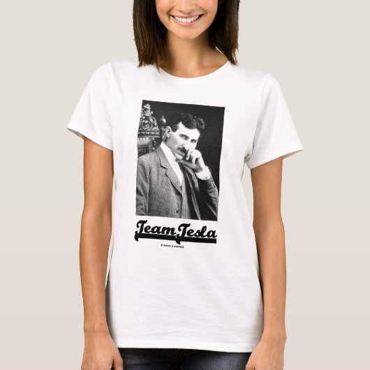 Team Tesla (Nikola Tesla) T-Shirt (Vorderseite)