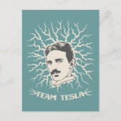 Team Tesla Postkarte (Vorderseite)