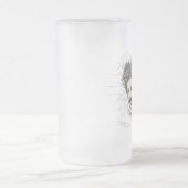 Team Tesla Static-Haar Mattglas Bierglas (Mittel)