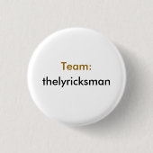Team: thelyricksman button (Vorderseite)