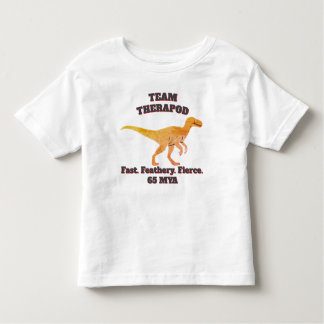 Team Theropod - Schnell. Feathery. Fierce Kleinkind T-shirt