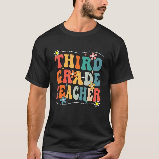 Team Third Grade 3rd Grade Teacher Back To School  T-Shirt (Vorderseite)