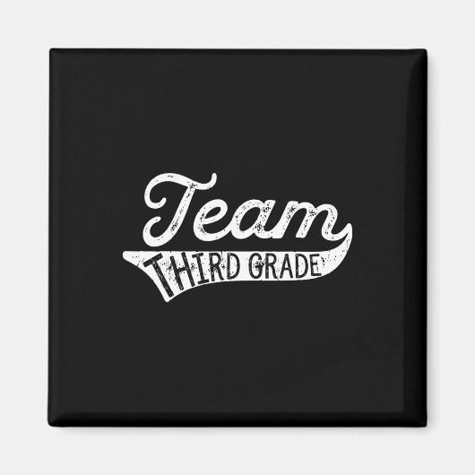 Team Third Grade - Student Teacher Byck Zur Schule Magnet (Vorne)
