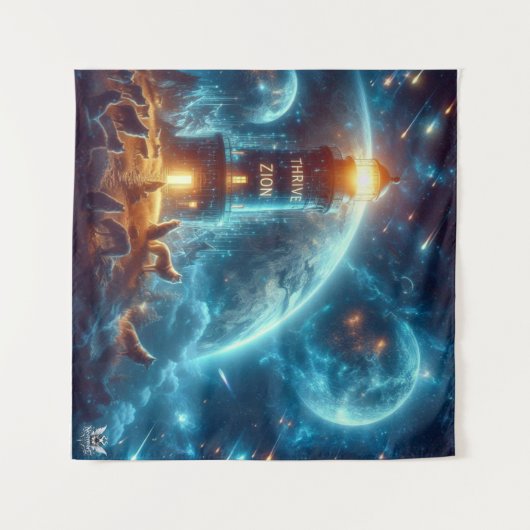 Team Thrive Wall Wandteppich (Vorderseite (Horizontal))