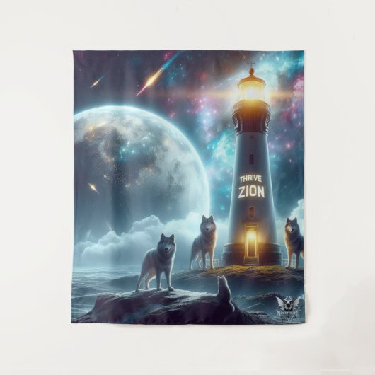 Team Thrive Zion Wall Wandteppich (Vorderseite)