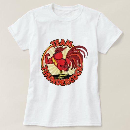 Team Thundercock T-Shirt (Design vorne)