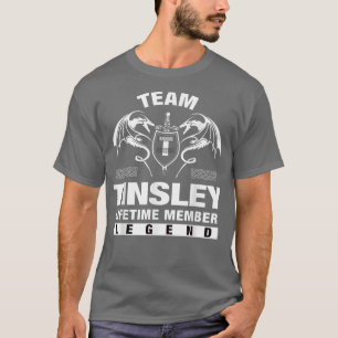 Team TINSLEY Lifetime Member Geschenke T-Shirt