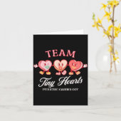 Team Tiny Heart Pediatric Cardiology Candy Heart V Karte (Gelbe Blume)