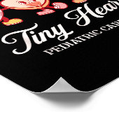 Team Tiny Heart Pediatric Cardiology Candy Heart V Poster (Ecke)