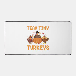 Team Tiny Trukeys Niedlich Erntedank Day Nicu Nurs Schreibtischunterlage