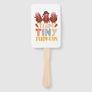 Team Tiny Turkeys Nurse Turkey Erntedank Fall N Fächer