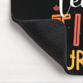 Team Tiny Turkeys Nurse Turkey Erntedank Fall N Mousepad (Ecke)