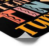 Team Tiny Turkeys Nurse Turkey Erntedank Fall N Poster (Ecke)