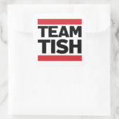 Team Tish Quadratischer Aufkleber (Tasche)