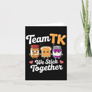 Team Tk Lehrer Übergangs-Kindergarten zurück Karte