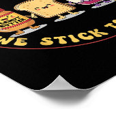 Team Tk We Stick Together Teacher Transitional Kin Poster (Ecke)