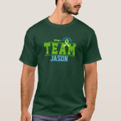 Team Transplantation Sport Green Ribbon individuel T-Shirt (Vorderseite)