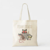 Team Trash - Funny Raccoon Lover Opossum Rat Garba Tragetasche (Rückseite)