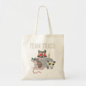 Team Trash - Funny Raccoon Lover Opossum Rat Garba Tragetasche (Vorne)