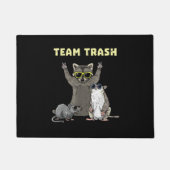 Team Trash Opossum Raccoon Rat, Gartenanlage für l Fußmatte (Vorderseite)