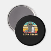 Team Trash Opossum Raccoon Rat, Gartenanlage für l Magnet (Vorderseite/Rückseite)