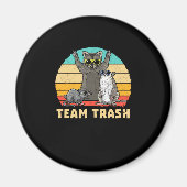 Team Trash Opossum Raccoon Rat, Gartenanlage für l Magnet (Vorne)