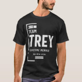 Team Trey Lifetime Member Funny Name Tree T-Shirt (Vorderseite)