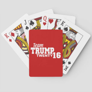 Team Trump für Präsident 2016 Spielkarten