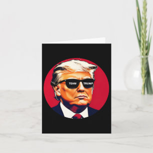 Team Trump Patriotic 4. Juli Stand mit Präsident Karte