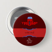 Team Trump Republikaner Button (Vorne & Hinten)