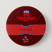 Team Trump Republikaner Button (Vorderseite)
