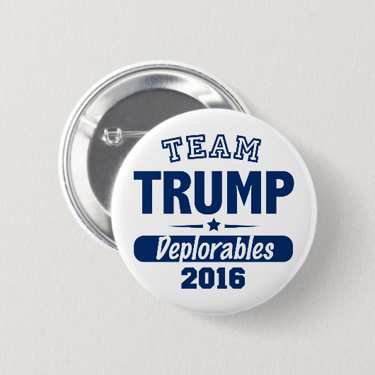 Team-Trumpf Deplorables Button (Vorne & Hinten)
