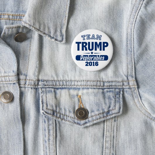 Team-Trumpf Deplorables Button (Beispiel)