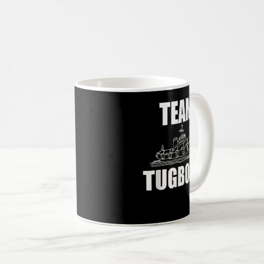 Team Tugboat Apparel Tug Boot Crew Design Schiff L Kaffeetasse (VorderseiteRechts)